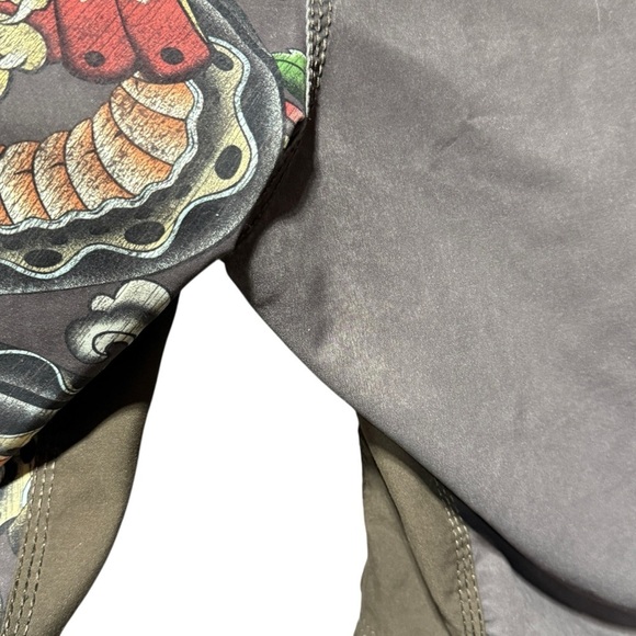 Billabong Mexico Bali Lotus Flower Cobra Snake Eagle Talon Surf Board Shorts 32 - Picture 14 of 16